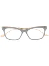 Dita Eyewear Cat-eye Frames In Grey