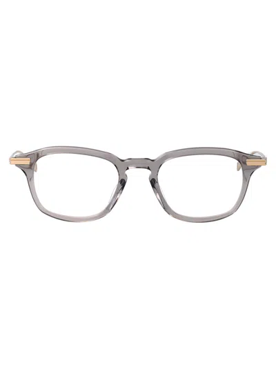 Dita Eyewear Crystal  - Gold Sand Metal/acetate Glasses In Gray