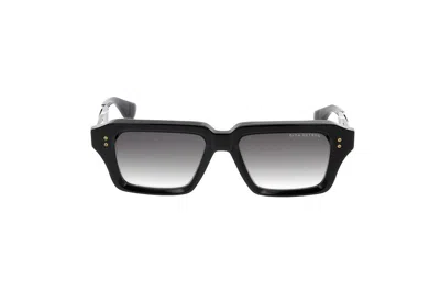 Dita Eyewear Detron Rectangular Frame Sunglasses In Black