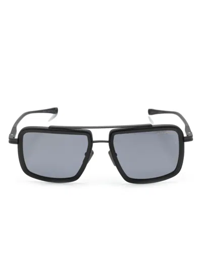 Dita Eyewear Dls-422 Pilot-frame Sunglasses In Black