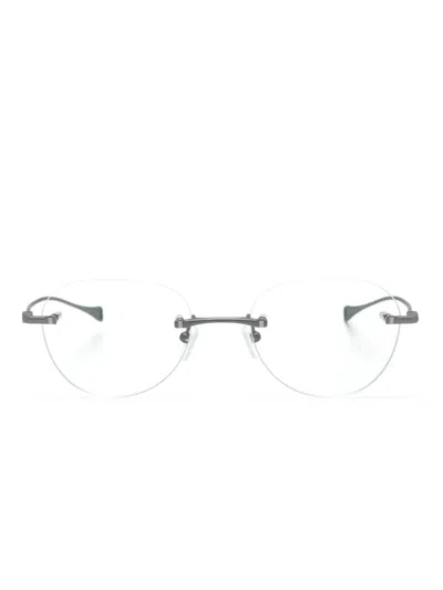 Dita Eyewear Dlx121 Rimless Glasses In Grey