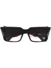 Dita Eyewear Dydalus Square-frame Sunglasses In Black