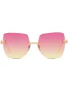 Dita Eyewear Embra Gradient-lenses Sunglasses In Pink