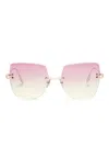Dita Eyewear Embra Sonnenbrille Aus Titan In Silver