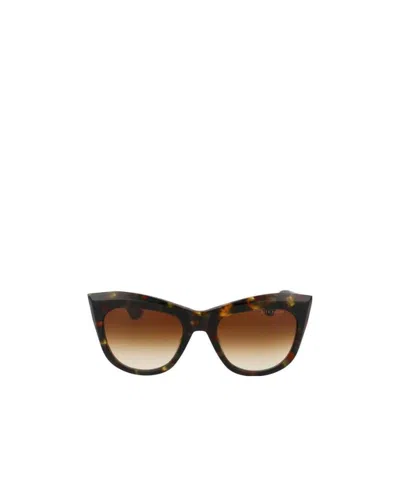 Dita Eyewear Extra-large Frame Sunglasses In Brown