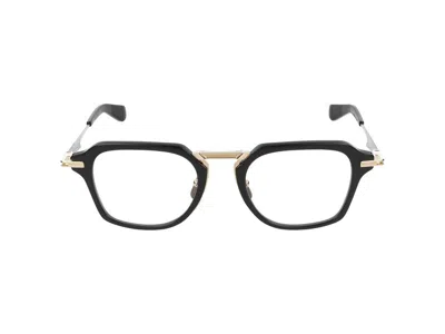 Dita Eyewear Eyeglasses  Aegeus Black - White Gold - Black Palladium 51/20/140 In Multi