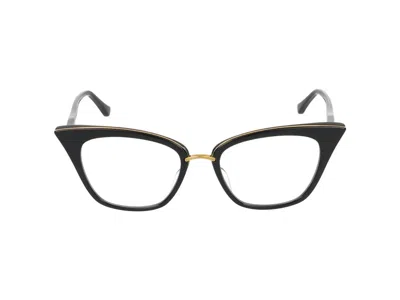 Dita Eyewear Eyeglasses  Rebella Black/yellow Gold 51/17/145