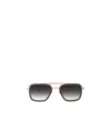 Dita Eyewear Metallic Grey Sunglasses In Gold