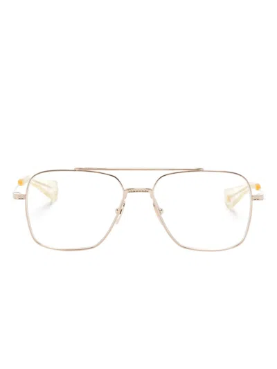 Dita Eyewear Flight Seven In Gold