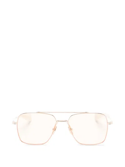 Dita Eyewear Flight Seven Pilot Sunglasses In Gold