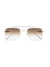 Dita Eyewear Flight.006 Square-frame Sunglasses In 金色