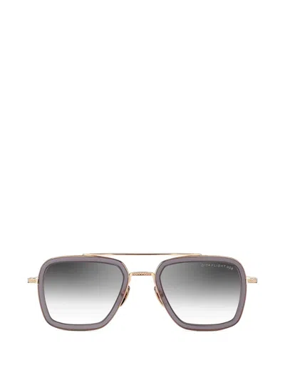 Dita Eyewear Flight.006 Square-frame Sunglasses In Gray