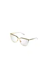 Dita Eyewear Full-frame Plain Mirror In Gold