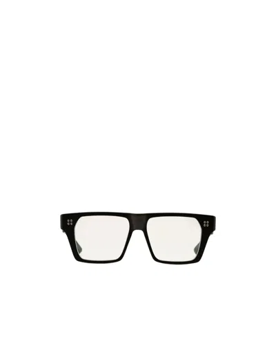 Dita Eyewear Geometric Frame Flat Mirror In White