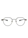 Dita Eyewear Geometric-frame Glasses In 灰色