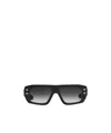 Dita Eyewear Geometric Frame Sunglasses In Black
