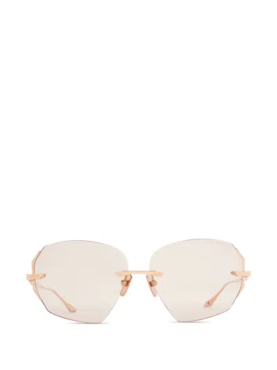 Dita Eyewear Geometric-frame Sunglasses In Pink
