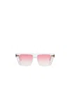 Dita Eyewear Venzyn Square Frame Sunglasses In Pink