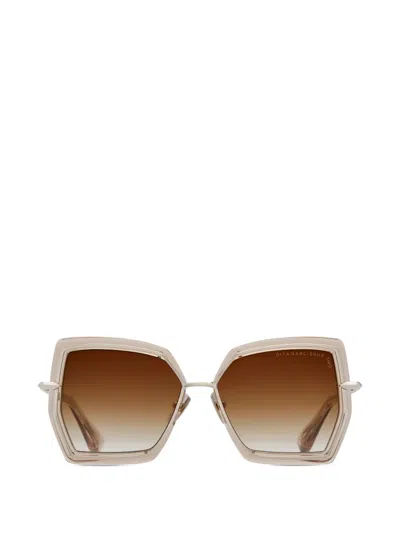 Dita Eyewear Geometric-shape Sunglasses In Gray