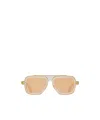 Dita Eyewear Geometric Sunglasses In White