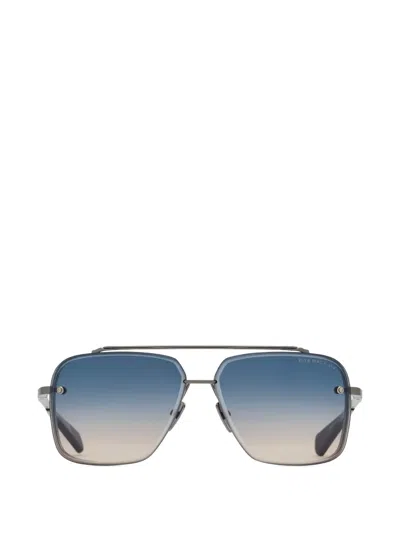 Dita Eyewear Gradient Browline Sunglasses In Gray