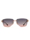 Dita Eyewear Gradient Geometric-frame Sunglasses In Multi