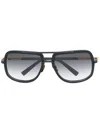 Dita Eyewear Gradient Oversized Sunglasses In Black
