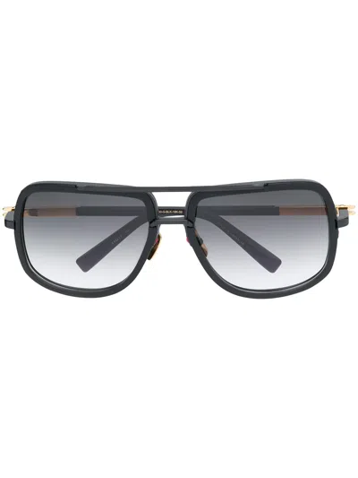 Dita Eyewear Gradient Oversized Sunglasses In Black