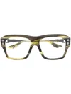 Dita Eyewear Grand-apx Square-frame Glasses In Green