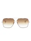 Dita Eyewear Pilot-frame Sunglasses In Gold