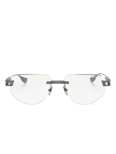 Dita Eyewear Grand Imperyn Dtx164 Geometric-frame Glasses In Grey