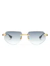 Dita Eyewear Grand-imperyn Geometric-frame Sunglasses In 灰色