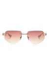 Dita Eyewear Grand-imperyn Geometric-frame Sunglasses In 中性色