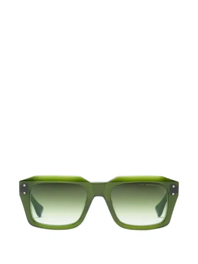 Dita Eyewear Grandmaster-nine Square-frame Sunglasses In Green