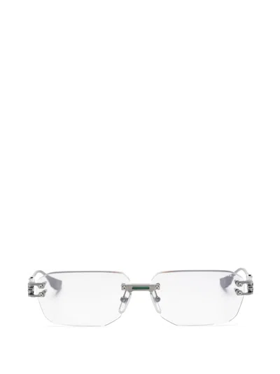 Dita Eyewear Hyperlux-3000 Rimless Rectangular Glasses In Gray