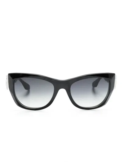 Dita Eyewear Icelus Butterfly-frame Sunglasses In 黑色