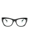Dita Eyewear Icelus Cat-eye Glasses In Black