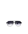 Dita Eyewear Kudru Pilot-frame Sunglasses In Black