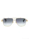 Dita Eyewear Kudru Pilot-frame Sunglasses In Gold