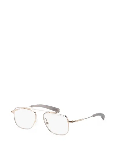 Dita Eyewear Lancier Geometric-frame Glasses In Gold