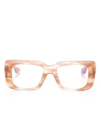 Dita Eyewear Levele Brille In Orange