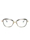 Dita Eyewear Eckige Litavu Brille In Schwarz