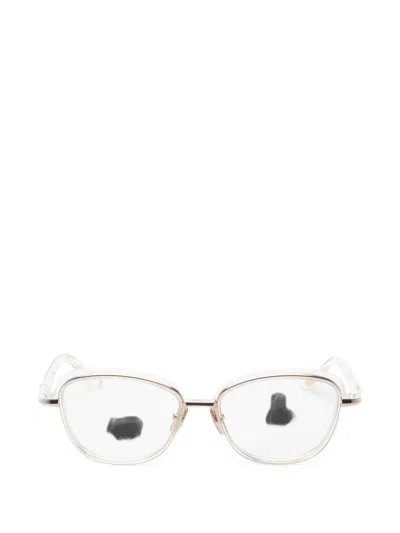 Dita Eyewear Litavu Square-frame Glasses In White
