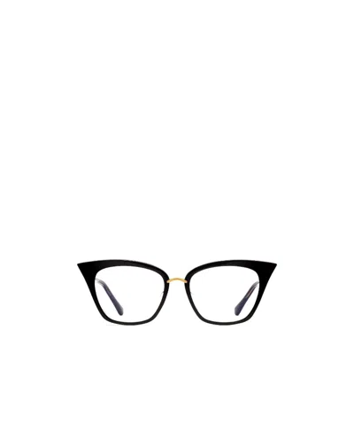 Dita Eyewear Logo Flat Mirror In Black