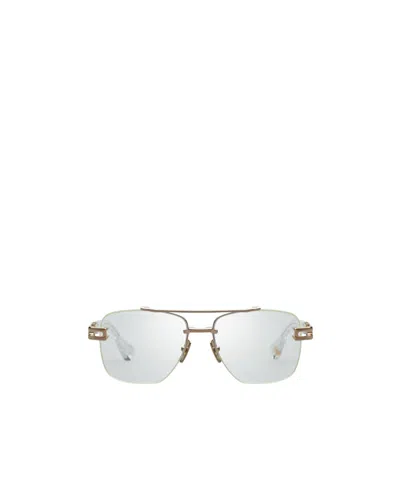 Dita Eyewear Logo Flat Mirror In White