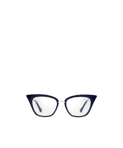 Dita Eyewear Logo Flat Mirror In White