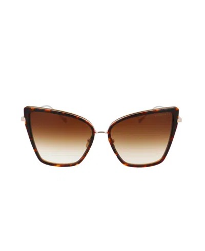 Dita Eyewear Logo Sunglasses In Brown