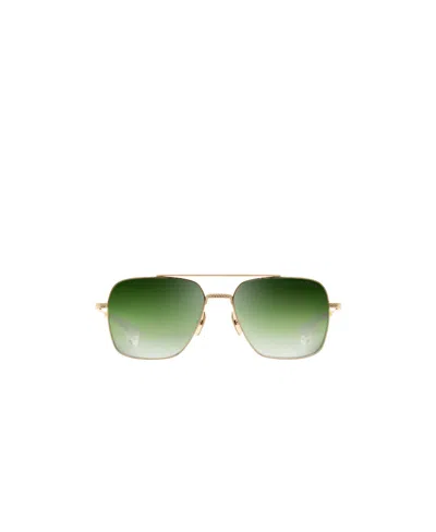 Dita Eyewear Logo Sunglasses In Green