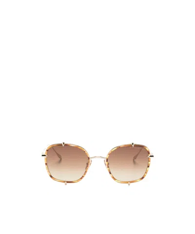 Dita Eyewear Logo Sunglasses In Nude