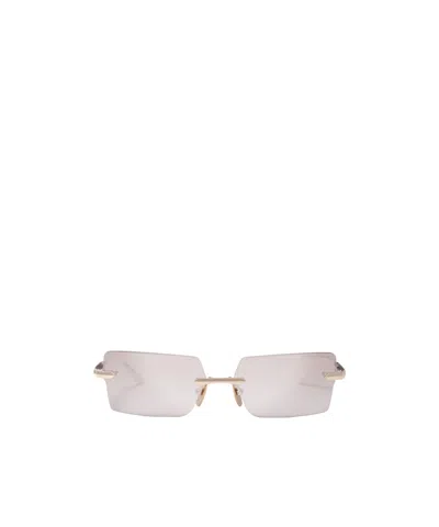 Dita Eyewear Logo Sunglasses In White